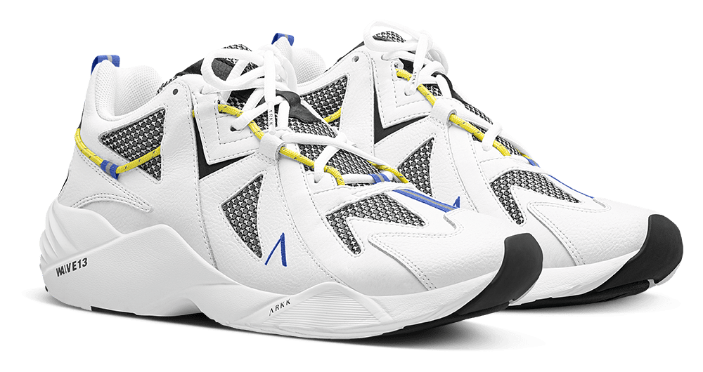 ARKK Collection Tuzon Leather W13 | White Amparo Blue | Men Tuzon